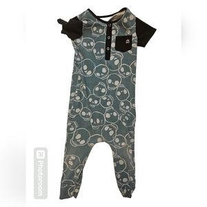 COPY - Skull Rags Short sleeve romper
